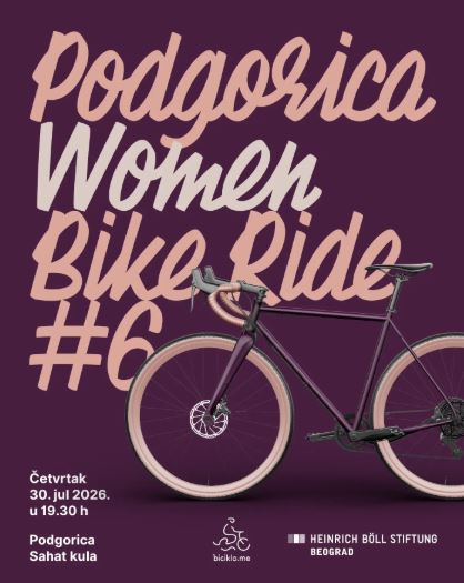 ,,Podgorica Women Bike Ride" - 30.jul, Sahat kula🚴‍♀️