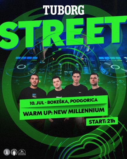 Prvi beatovi Tuborg Street-a stižu uz ,,New Millennium"🎶🎤🥳