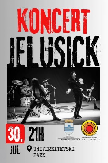 Concert of the band "Jelusick" on July 30th at University Park🎸🎶🌳
