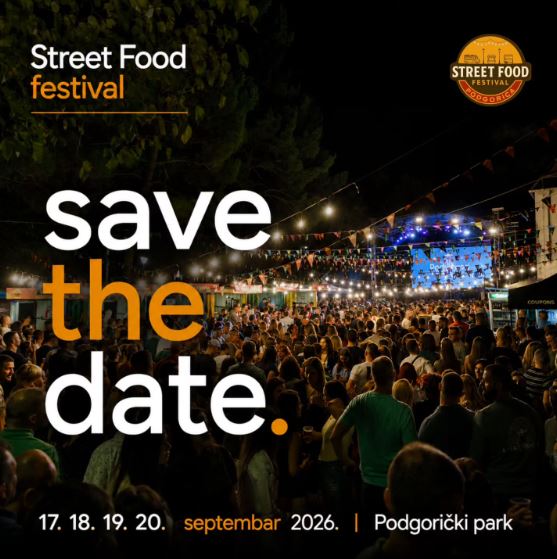 The second "Street Food Festival"🍝🍕🍗🍔🥩 on September 17th to 20th at Podgorica Park 🌳