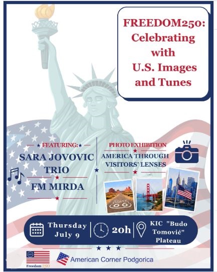 Commemorating the 250th Anniversary of US Independence 🇺🇸 Freedom 250 - Celebrating with U.S. Images and Tunes🎶🎙️🎤🎸🎹🥁🎻🎧🎷🥳🎉🙌💃🕺✨🇺🇸