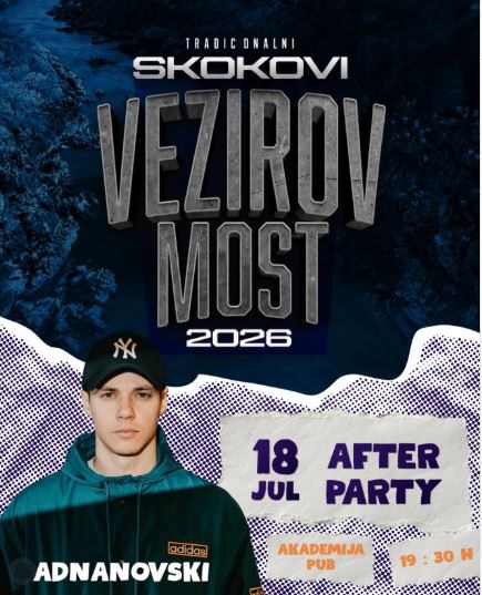 Vezirov Bridge High Diving After Party – July 18th at Akademija Pub 🍻🎉🥳"