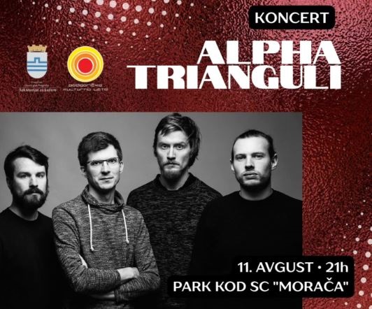 Koncert bečkog kvarteta "Alpha Trianguli" 11. avgusta u parku kod SC ,,Morača"🎸🥁🎷🪘