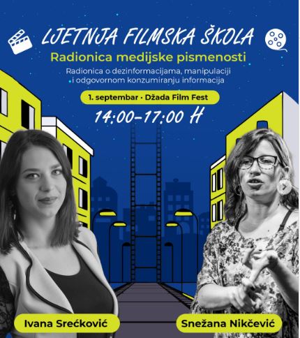 Džada Film Fest: Radionica filmske pismenosti LJETNJA FILMSKA ŠKOLA 1.septembra🎬🧠