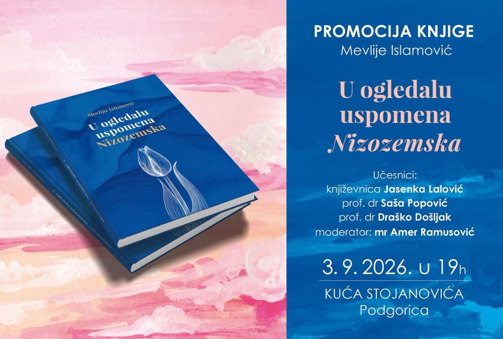 Promotion of the book "In the Mirror of Memories – Netherlands" by author Mevlija Islamović✍️📖🎤