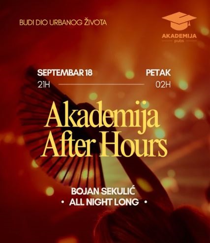 DJ Bojan Sekulić on September 18th at “Akademija Piva” 🍻🎶🔥
