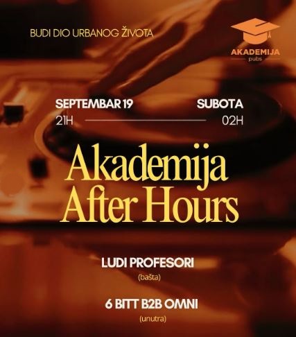 "Ludi profesori" & BITT B2B OMNI 🎧 September 19th at "Akademija piva" 🍻🎶🔥