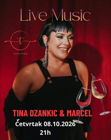 Tina Džankić & Marcel on October 8th at "Tapateo Tapas" Bar🎶🎤❤️