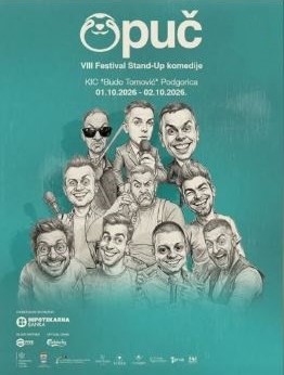 VIII Stand-up festival “Opuč” on October 1st & 2nd in Podgorica 🎙️🎭😂