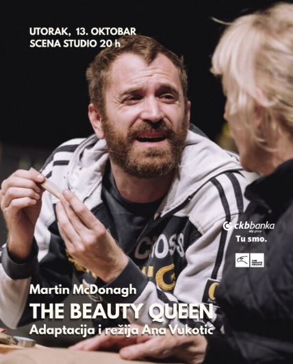Play “Beauty Queen” on October 13th at the Studio Stage of the Montenegrin National Theatre🎭