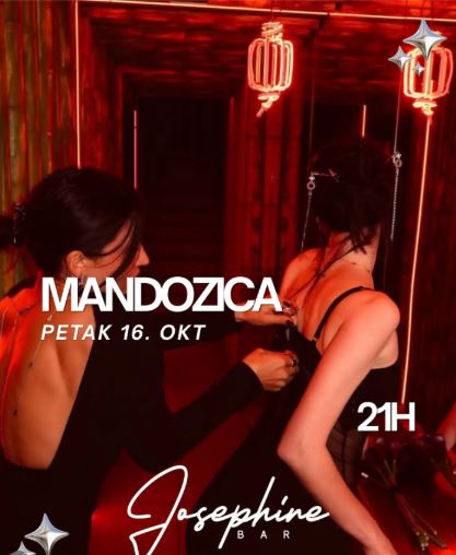 MANDOZICA on October 16th at "Josephine" Bar 🎧🪩🎶