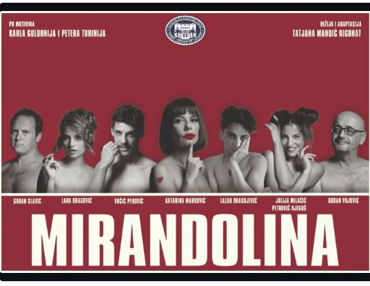 🎭 Theater Play "MIRANDOLINA" on October 27th at KIC "Budo Tomović" 🎭🎬