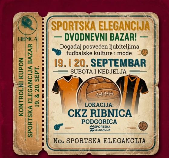 "Sports Elegance Fair" - September 19th–20th at CKZ Ribnica 👕⚽🎪