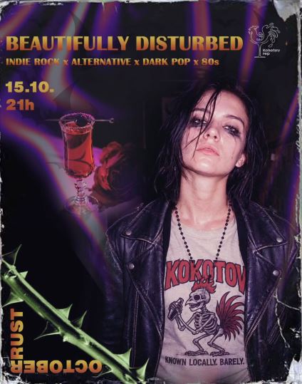 BEAUTIFULLY DISTURBED on October 15th at "Kokotov rep" 🫦🥳💃🪩🎶