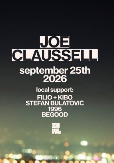JOE CLAUSSELL 🇺🇸🔥 on September 25th at "Hard Rock Cafe" 🎧🇺🇸🔥
