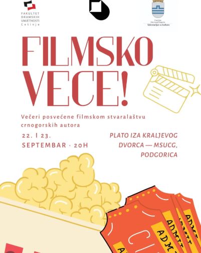 Filmske večeri na otvorenom✨22. & 23. septembar ⭐Plato iza Dvorca Petrovića🎬🍿