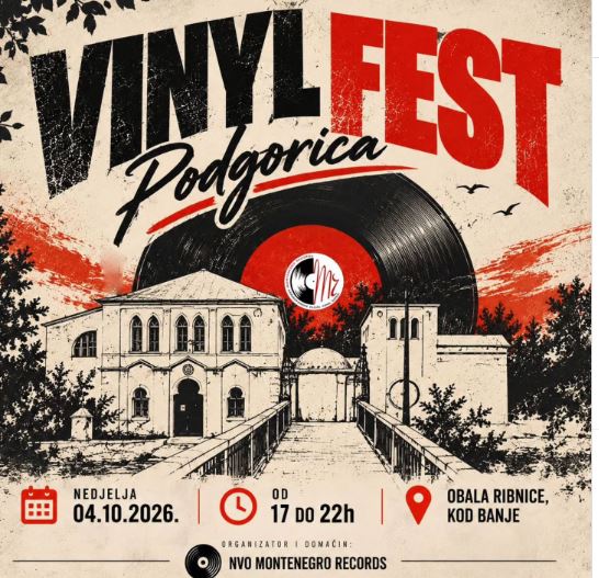 Vinyl Fest Podgorica💿4.oktobar💿Obala Ribnice (kod Banje)🎙️🎶💿🎶📻🎧✨