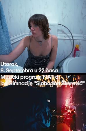 FIAT 2026: Concert of the band "SANDRAUN" on September 8th in the courtyard behind the "Slobodan Škerović" Gymnasium🎸🎶